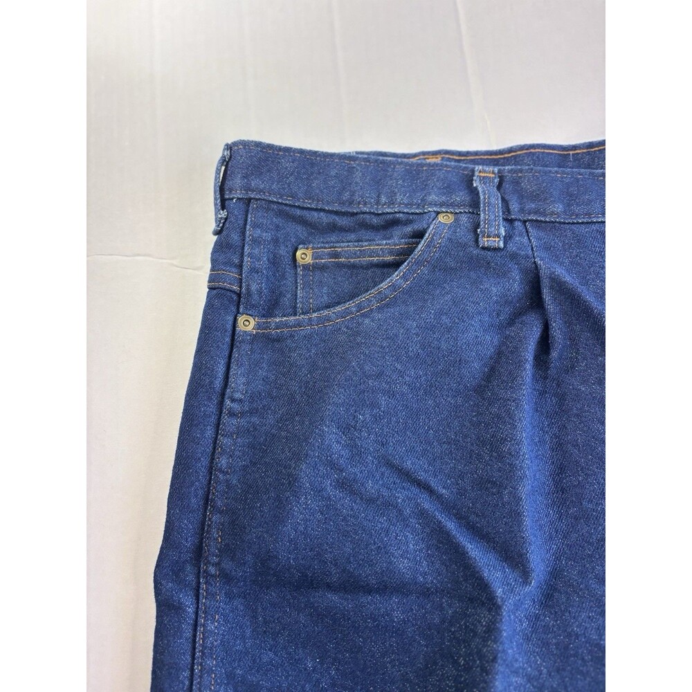 Vintage SFO San Francisco Overall Jeans Made USA NWT W48 L30 Blue - Picture 6 of 13